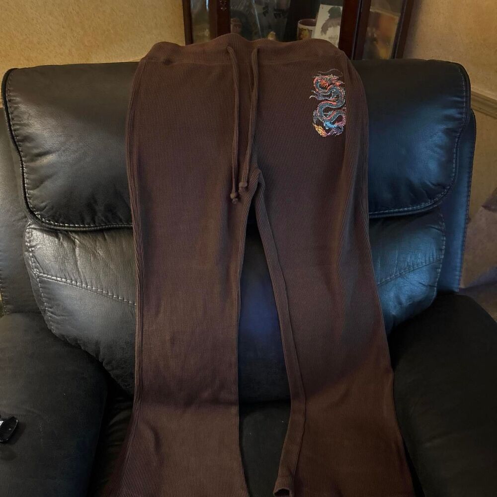 Unbranded Women's Brown and Black Joggers-tracksuits